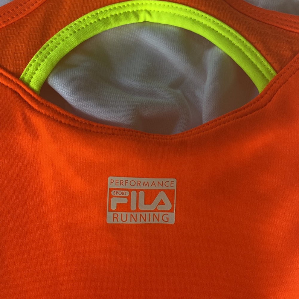FILA Performance Running Tank w zip pocket sz S - Picture 7 of 10